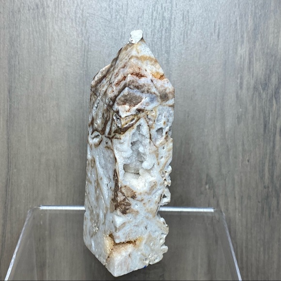 Sphalerite Druzy Crystal Stone Tower Point - Picture 1 of 8